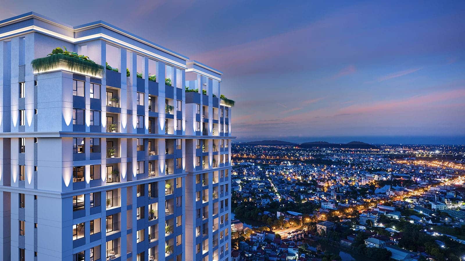 Phối cảnh căn hộ chung cư cao cấp Gem Park Hải Phòng được phát triển bởi N.H.O.