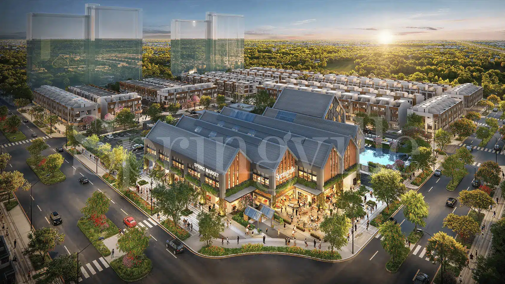 Spring Ville: Khu đô thị sôi động giữa thiên nhiên và tiện nghi do Gamuda Land phát triển tại Nhơn Trạch, Đồng Nai.