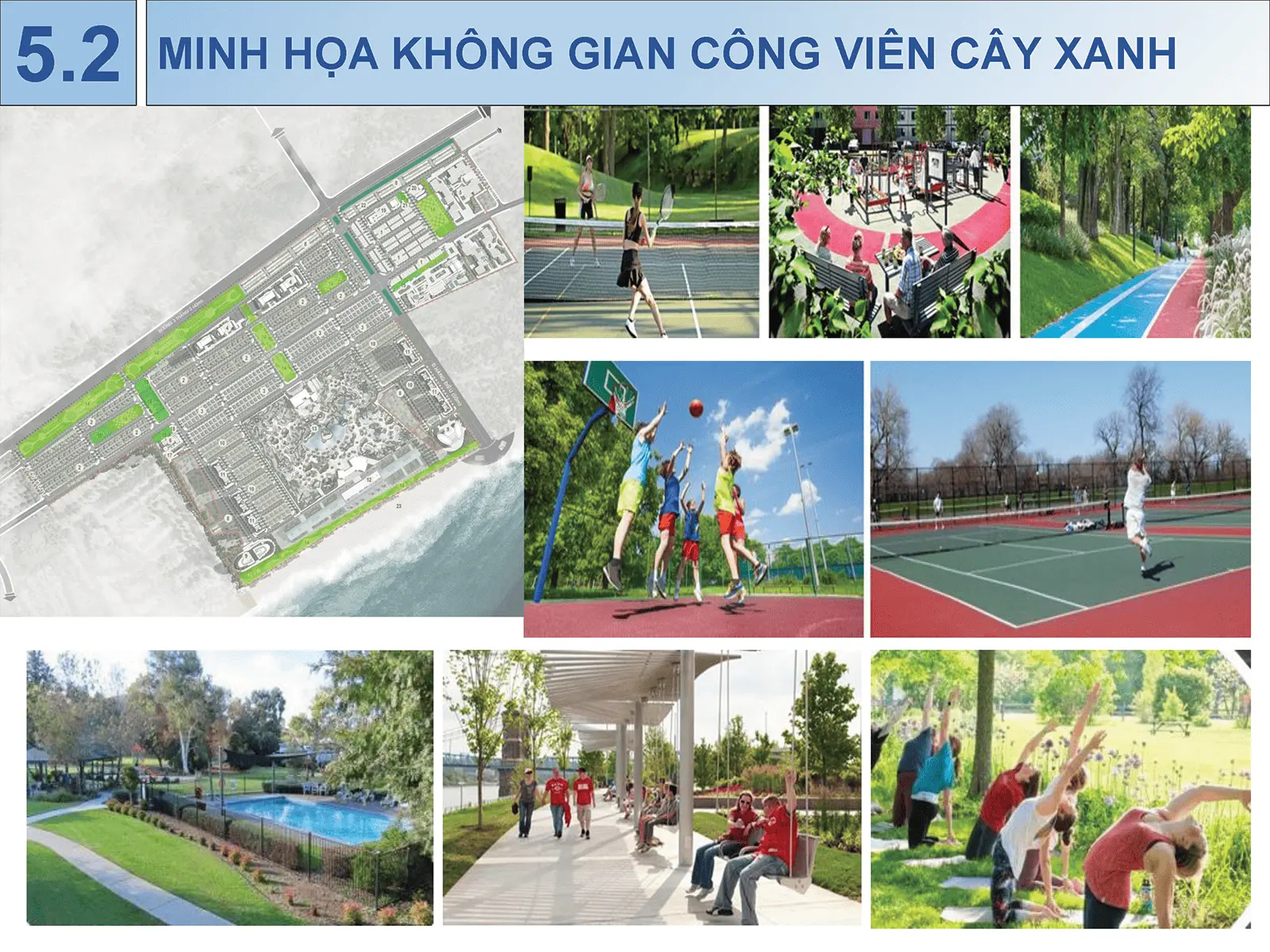 Sun Group Vũng Tàu: Minh họa khu vực công viên cây xanh trong dự án khu đô thị đường 3 tháng 2.