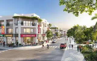 Khu đô thị Vinhomes Green City với các tuyến phố thương mại sầm uất và không gian sống sinh thái đẳng cấp.